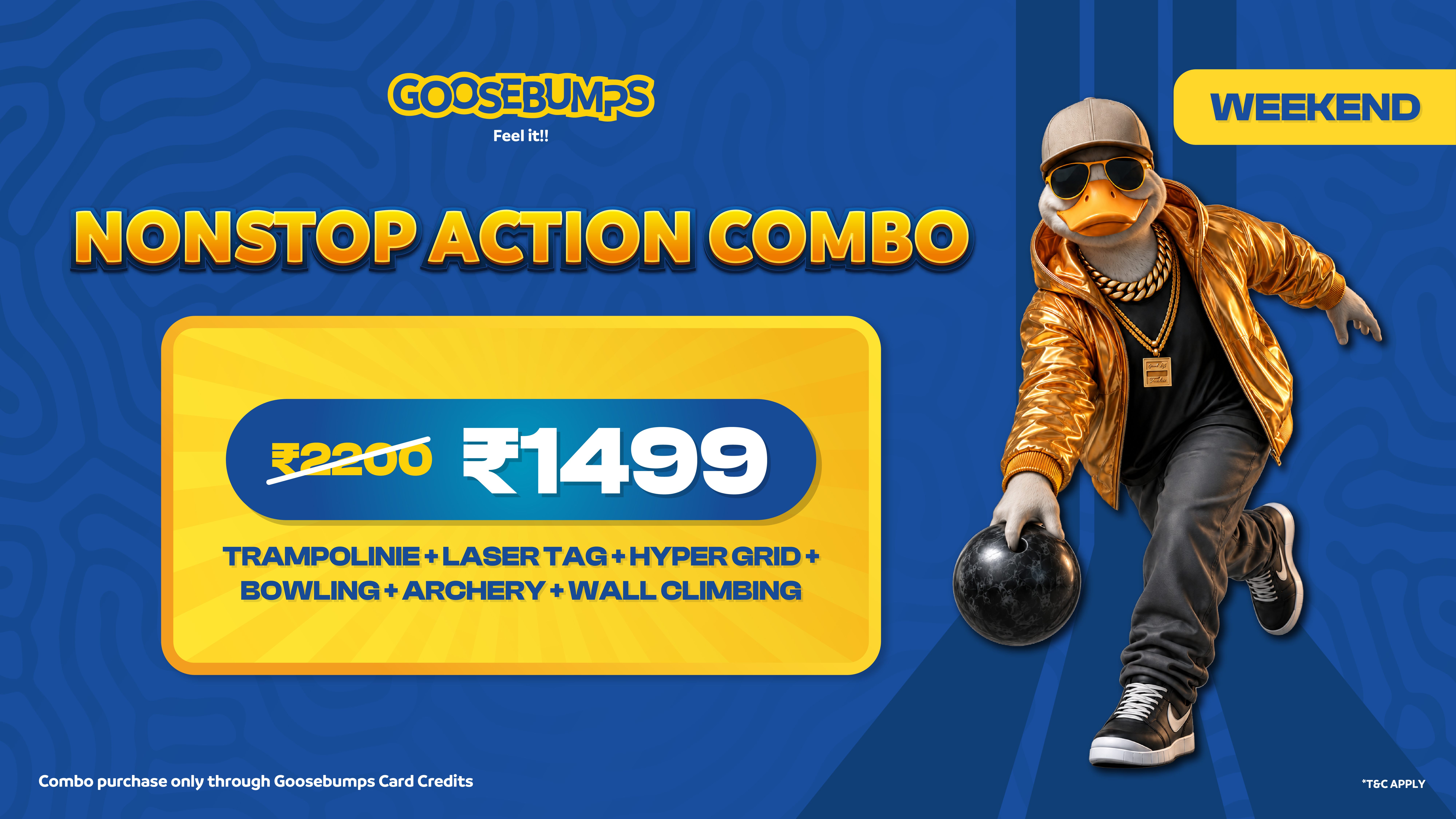Nonstop Action Combo - Weekend