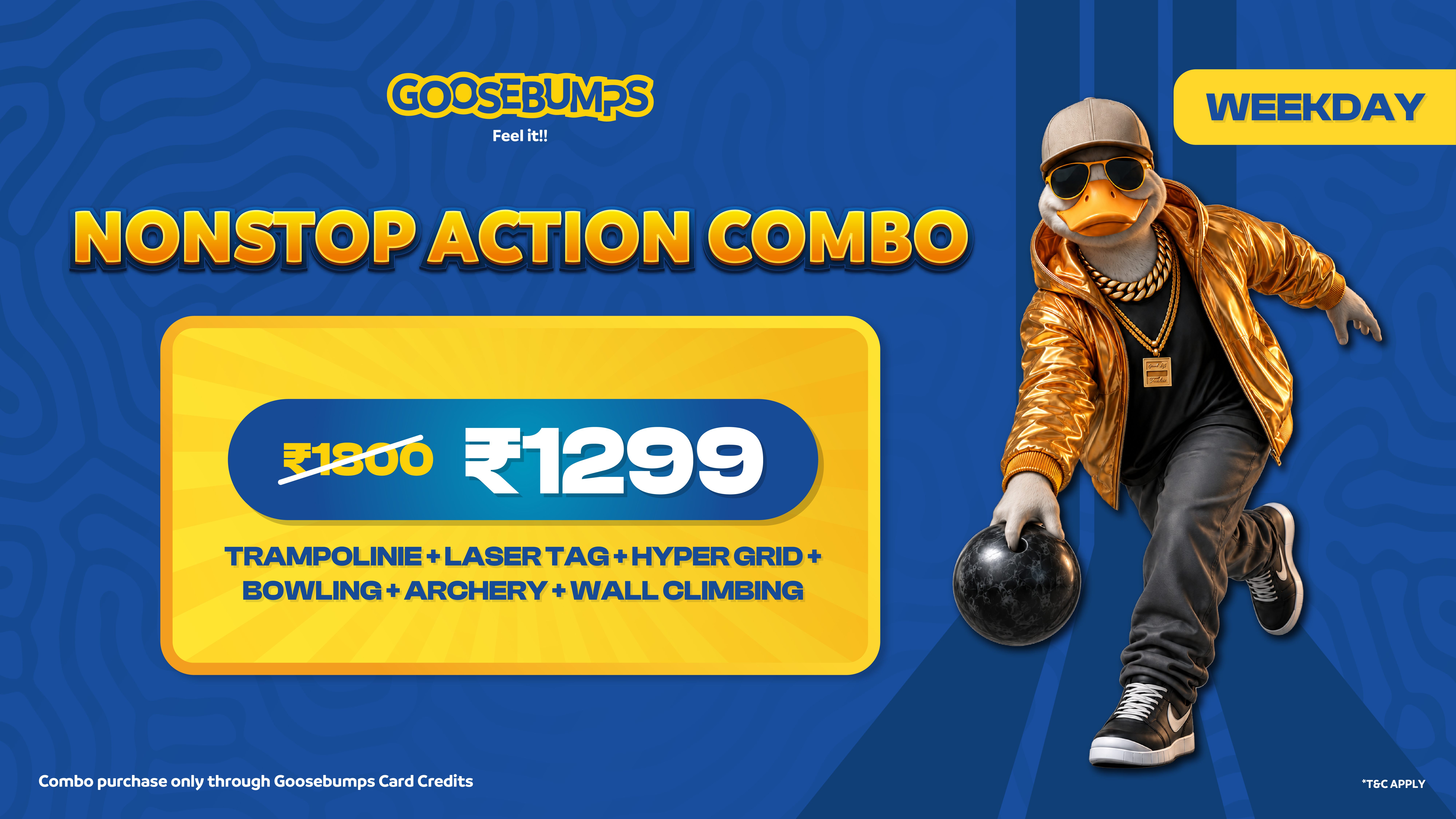 Nonstop Action Combo - Weekday